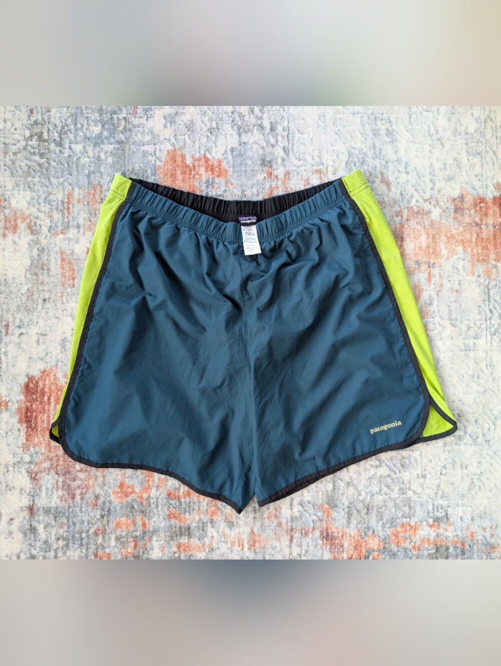 Patagonia Deep Teal Running/Trail Shorts, Size L, Excellent Condition